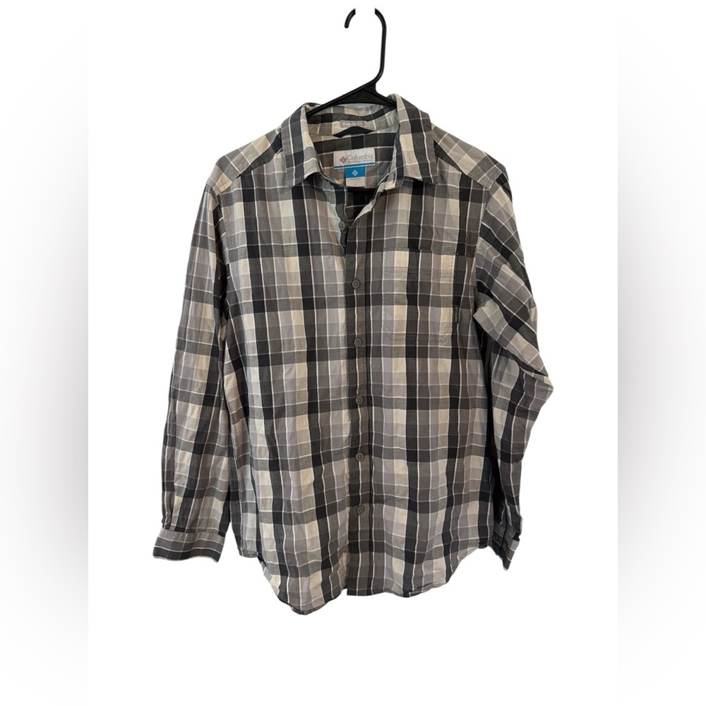 Columbia Women’s Small Plaid Hiking Shirt- Lightweight Outdoor Essential
